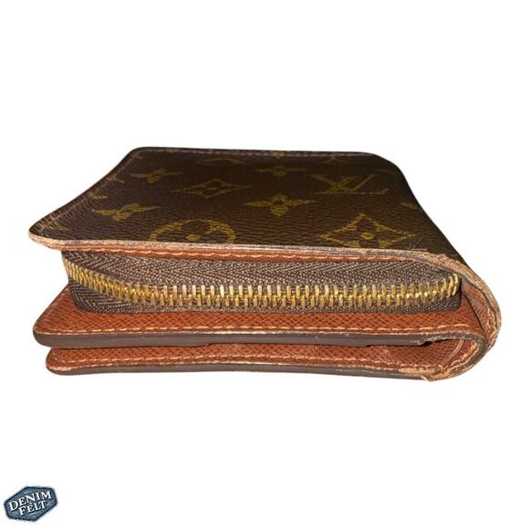 Louis Vuitton Vintage Monogram Canvas Leather Compact Snap Wallet - Picture 5 of 16